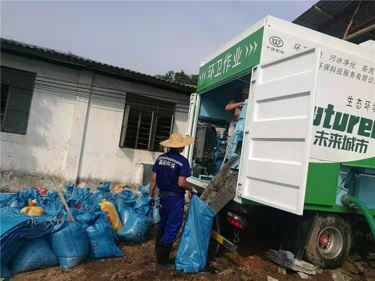 阿尔山工业污泥压干处理